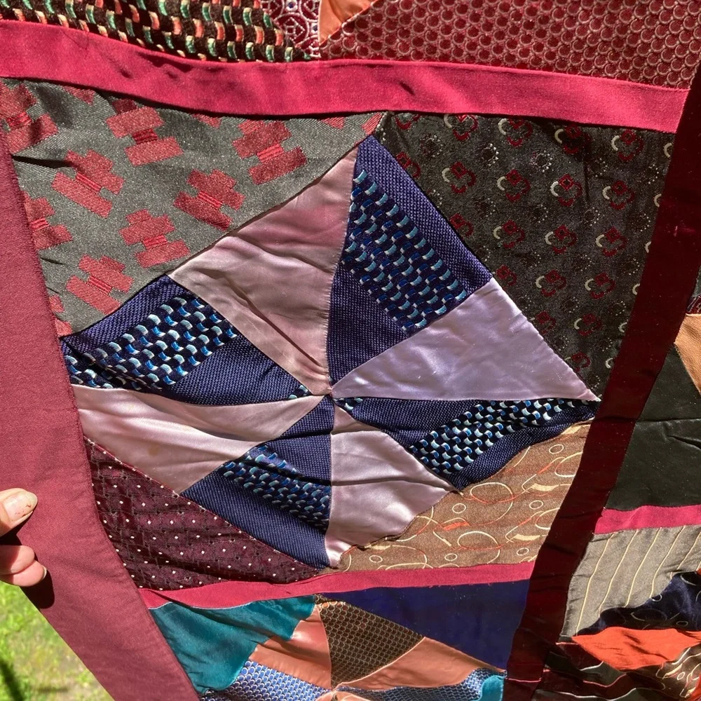 Quilt beautiful colors and patterns handmade